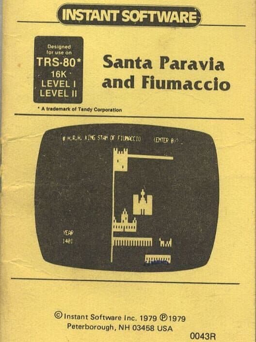 Обложка Santa Paravia and Fiumaccio