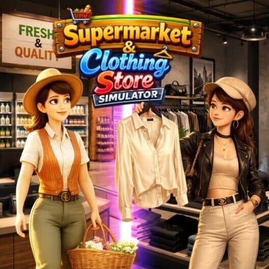 Обложка Supermarket & Clothing Store Simulator