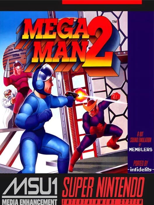 Обложка Mega Man II SNES