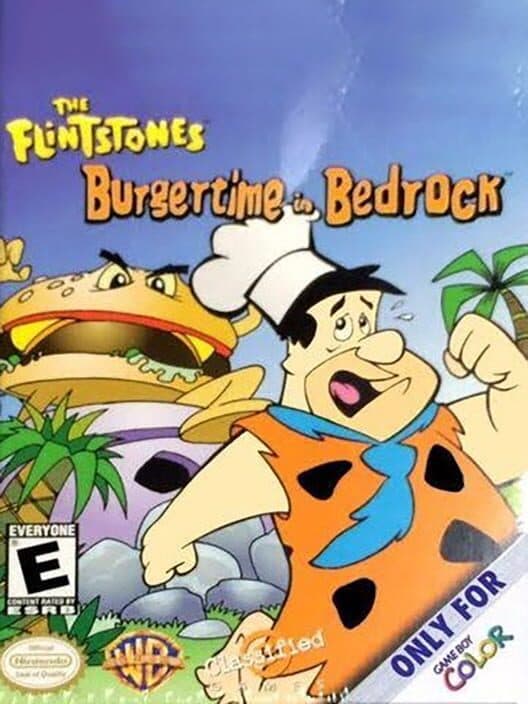 Обложка The Flintstones: Burgertime in Bedrock
