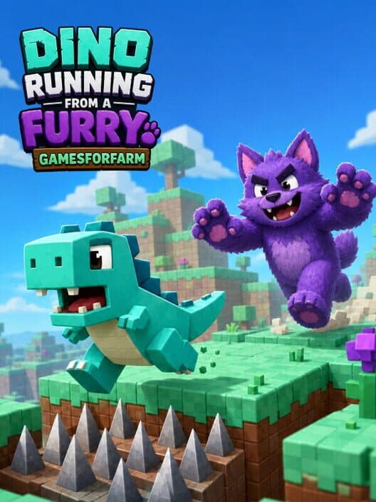 Обложка Dino Running from a Furry: Gamesforfarm