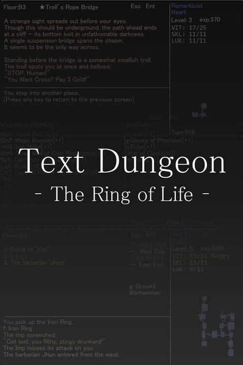 Обложка Text Dungeon: The Ring of Life