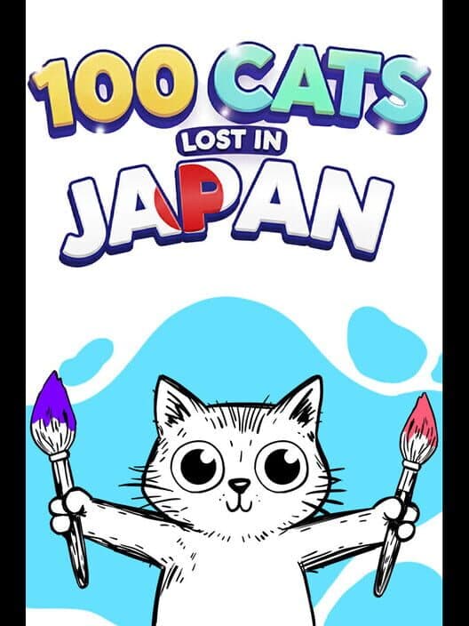 Обложка 100 Cats Lost in Japan Find & Color