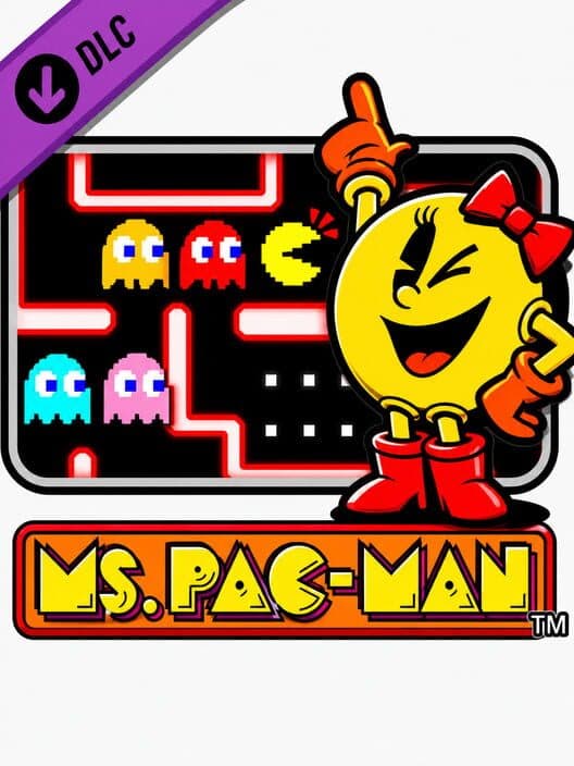 Обложка Pac-Man Museum: Ms. Pac-Man DLC