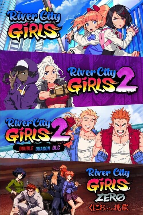 Обложка River City Girls 1, 2, and Zero + Double Dragon DLC Bundle
