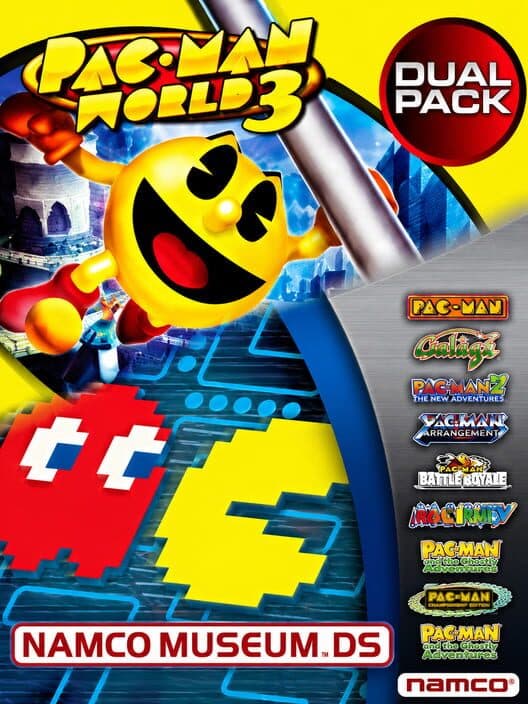 Обложка Dual Pack: Pac-Man World 3 / Namco Museum DS