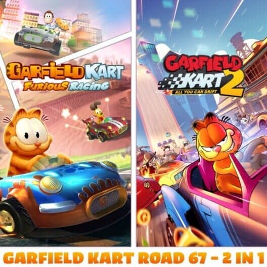 Обложка Garfield Kart Road 67 2 in 1