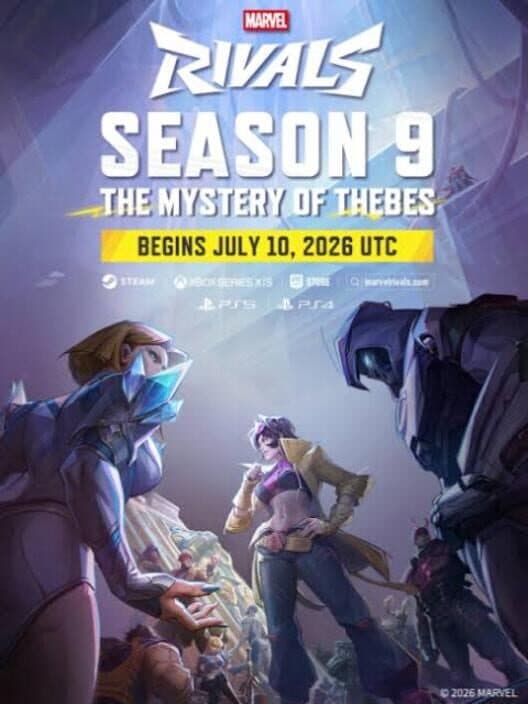 Обложка Marvel Rivals: Season 9 – The Mystery of Thebes