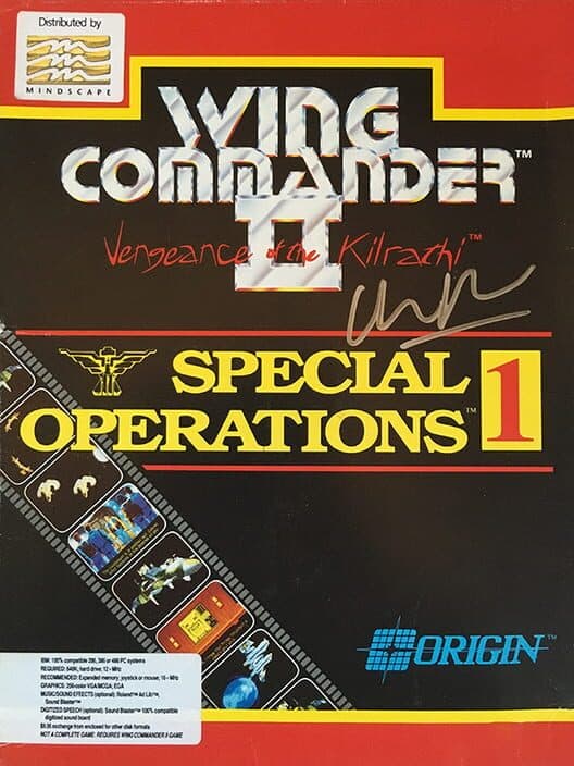 Обложка Wing Commander II: Vengeance of the Kilrathi - Special Operations 1