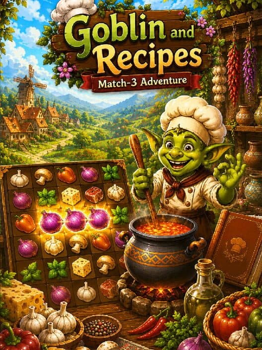 Обложка Goblin and Recipes: Match-3 Adventure