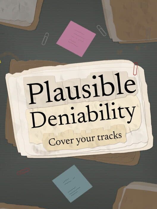 Обложка Plausible Deniability: Cover Your Tracks