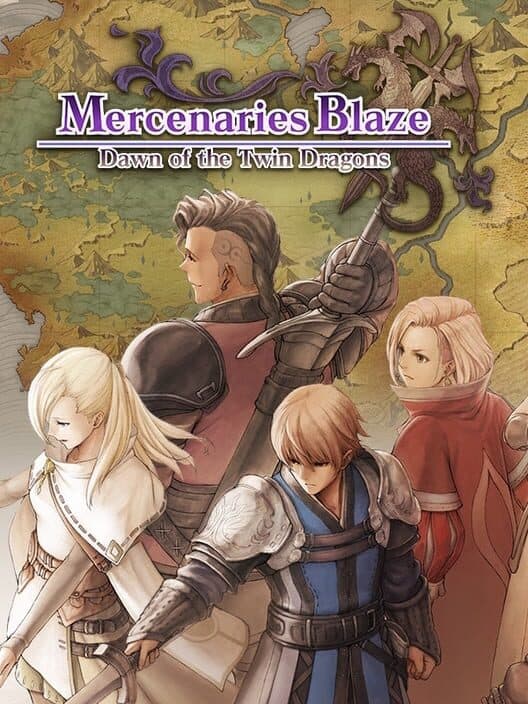 Обложка Mercenaries Blaze: Dawn of the Twin Dragons