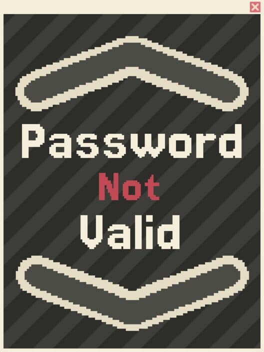 Обложка Password Not Valid