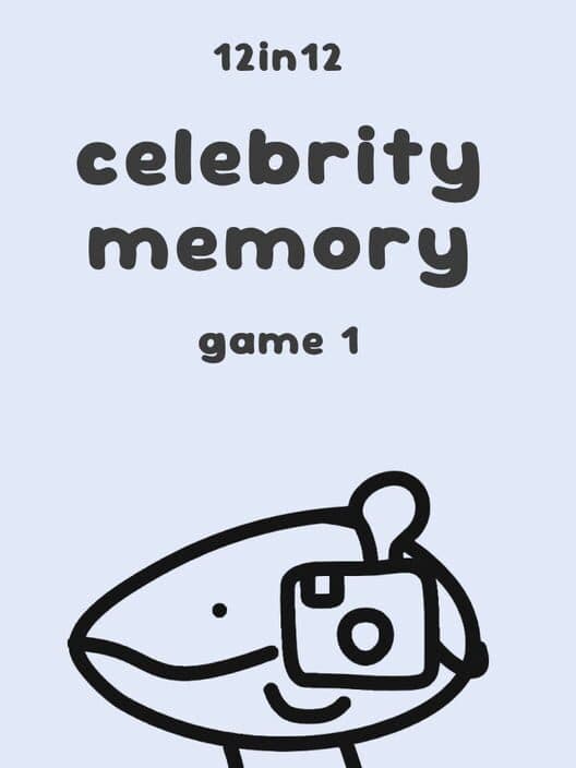 Обложка Celebrity Memory - 12in12 Game 1