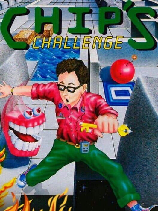 Обложка Chip's Challenge (Amiga/C64/Lynx/Mega Drive/SNES/Spectrum)