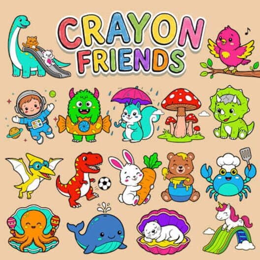 Обложка Crayon Friends