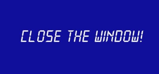 Обложка Close the Window!
