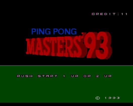 Обложка Ping Pong Masters '93