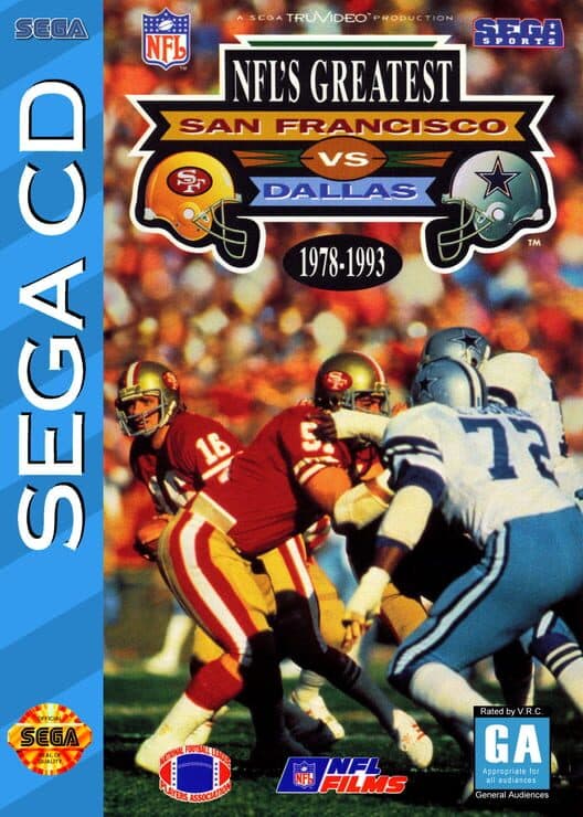 Обложка NFL's Greatest: San Francisco vs. Dallas 1978-1993