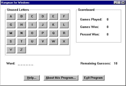 Обложка Hangman for Windows