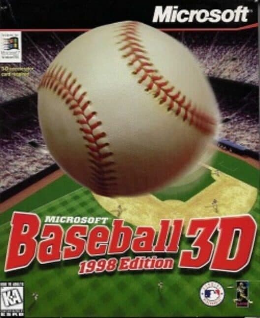 Обложка Microsoft Baseball 3D 1998 Edition