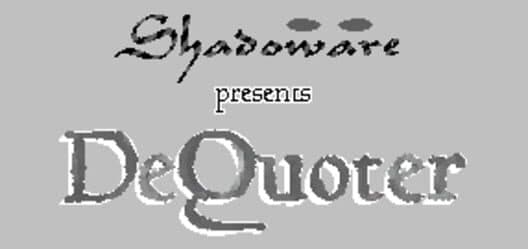 Обложка DeQuoter