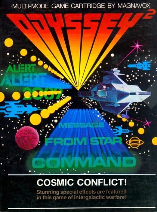 Обложка Cosmic Conflict!