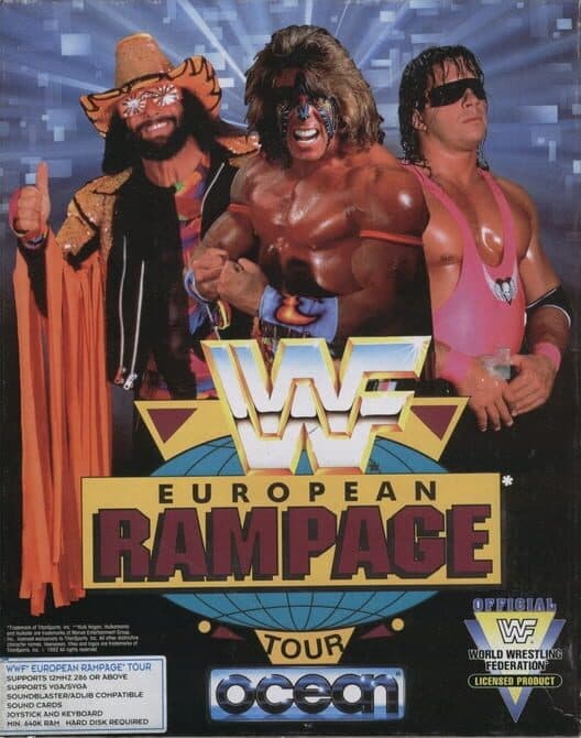 Обложка WWF European Rampage Tour