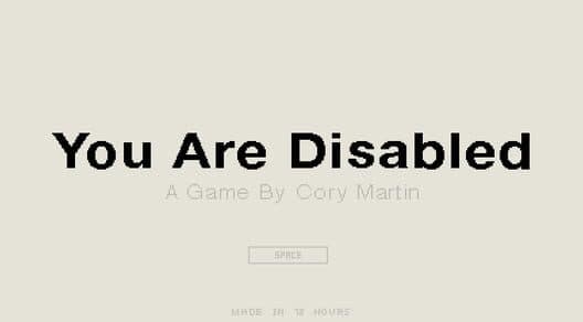 Обложка You Are Disabled