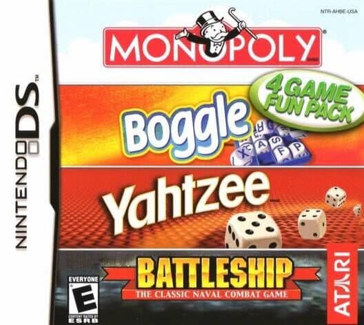 Обложка Monopoly / Boggle / Yahtzee / Battleship