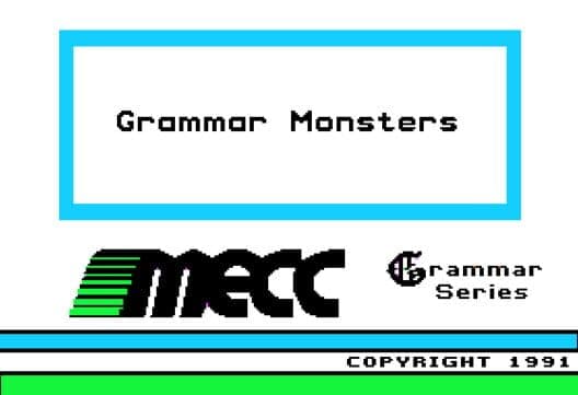 Обложка Grammar Monsters