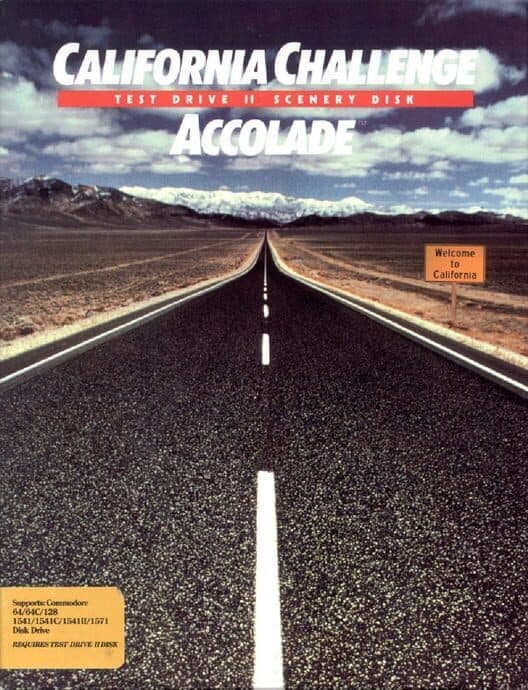 Обложка Test Drive II: Scenery Disk - California Challenge