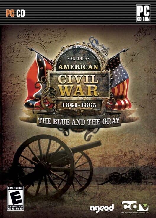 Обложка Ageod's American Civil War: The Blue and the Gray