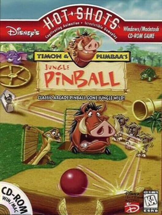 Обложка Disney's Hot Shots: Timon and Pumbaa's Jungle Pinball