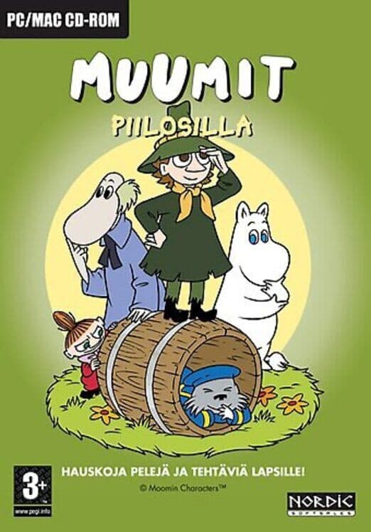 Обложка Muumit piilosilla