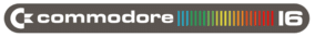 Логотип Commodore 16