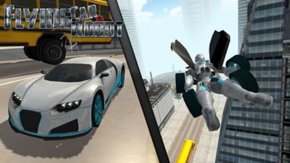 Скриншот 1 из Flying Car Robot Flight Drive Simulator Game 2017
