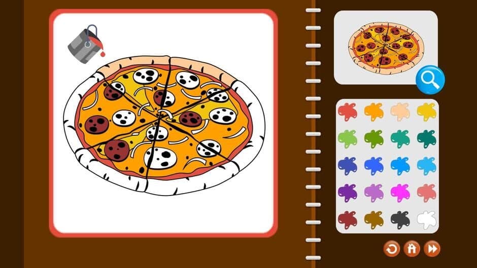 Скриншот 4 из My Coloring Book: Food and Beverage