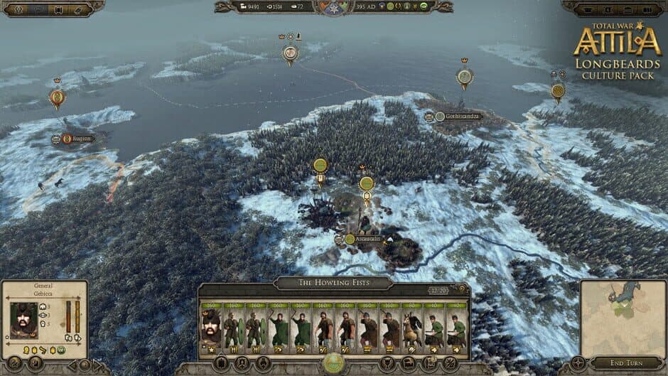 Скриншот 3 из Total War: Attila - Longbeards Culture Pack