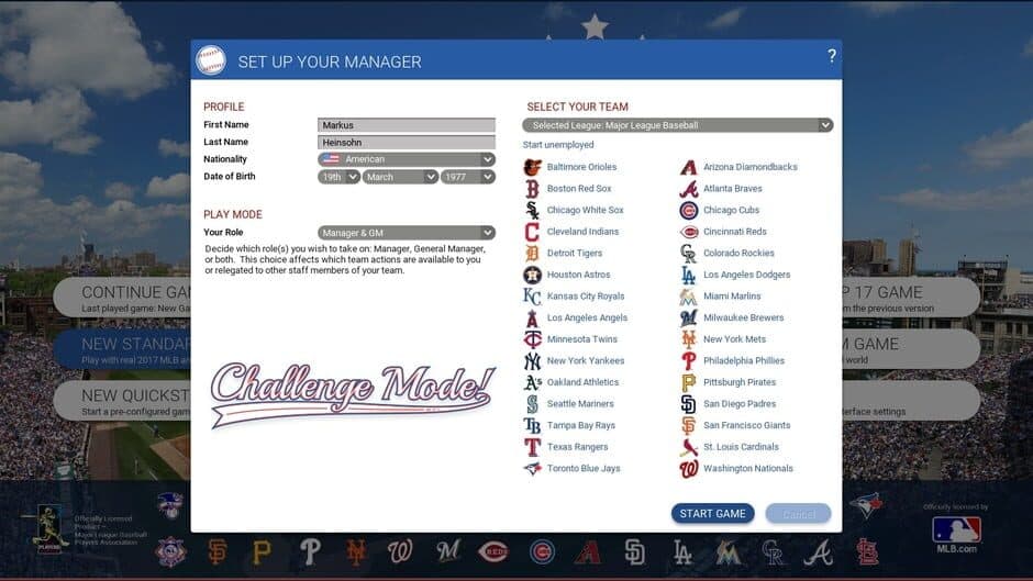 Скриншот 3 из Out of the Park Baseball 18