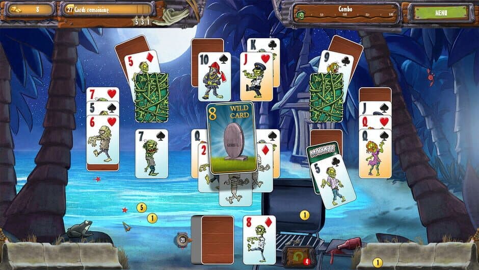 Скриншот 2 из Zombie Solitaire 2 Chapter 1