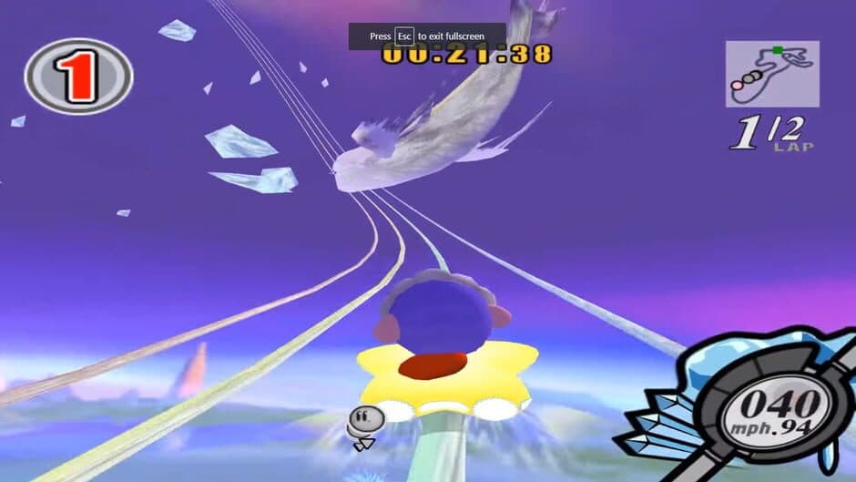 Скриншот 1 из Kirby Air Ride