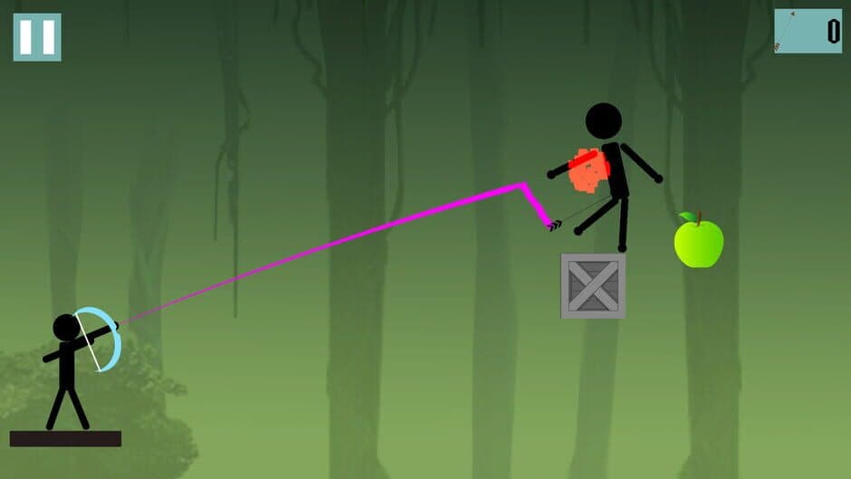 Скриншот 2 из Stickman - Killer of Apples