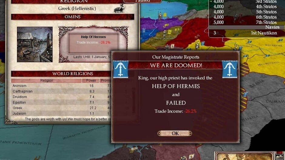 Скриншот 4 из Europa Universalis: Rome - Gold Edition