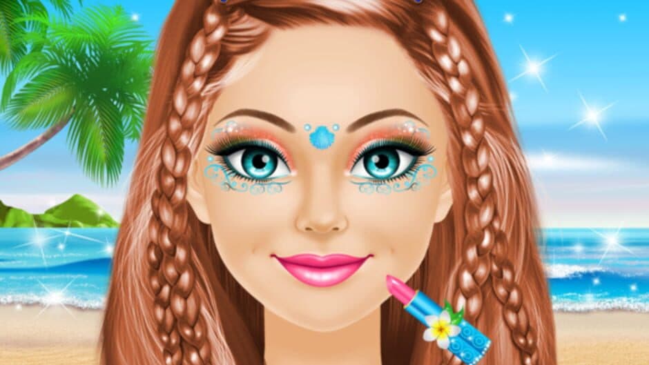 Скриншот 10 из Tropical Princess - Makeup and Dressup Salon Game