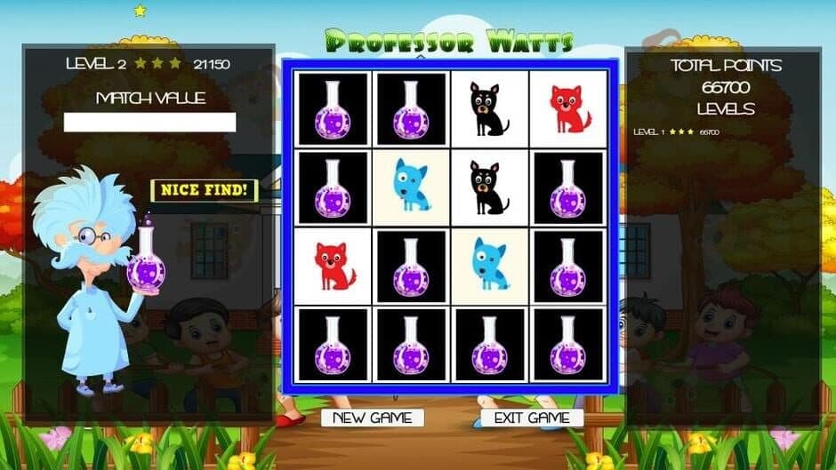 Скриншот 4 из Professor Watts Memory Match: Puppies