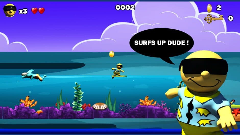 Скриншот 1 из Surfin' Sam: Attack of the Aqualites