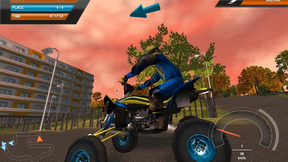 Скриншот 2 из ATV Quadracer Ultimate