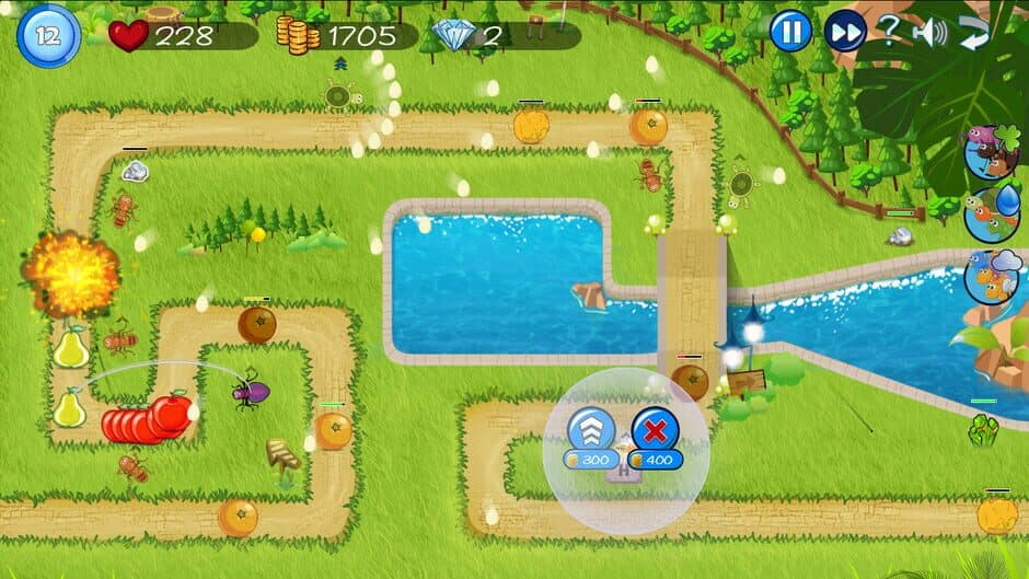 Скриншот 3 из Fruit Tower Defense