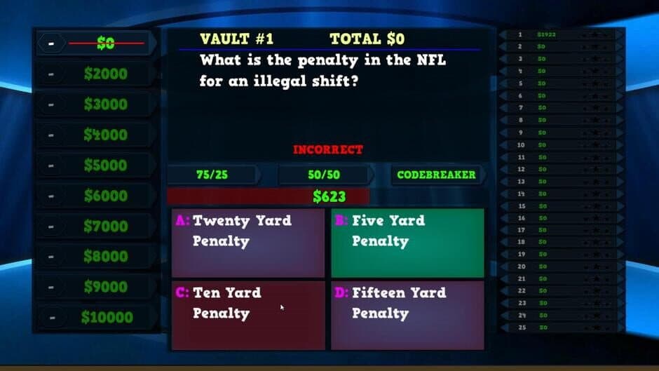 Скриншот 2 из Trivia Vault Football Trivia